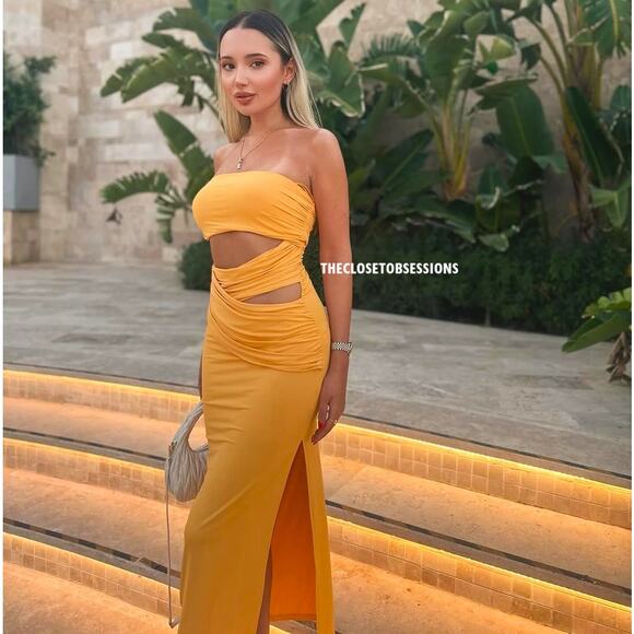 ZARA BLOGGER FAVE!!! Strapless Fitted Long Dress NWT LAST ONE!!! - Picture 7 of 16